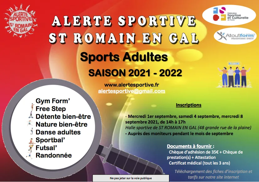 Alerte Sportive de St Romain en Gal - photo 2