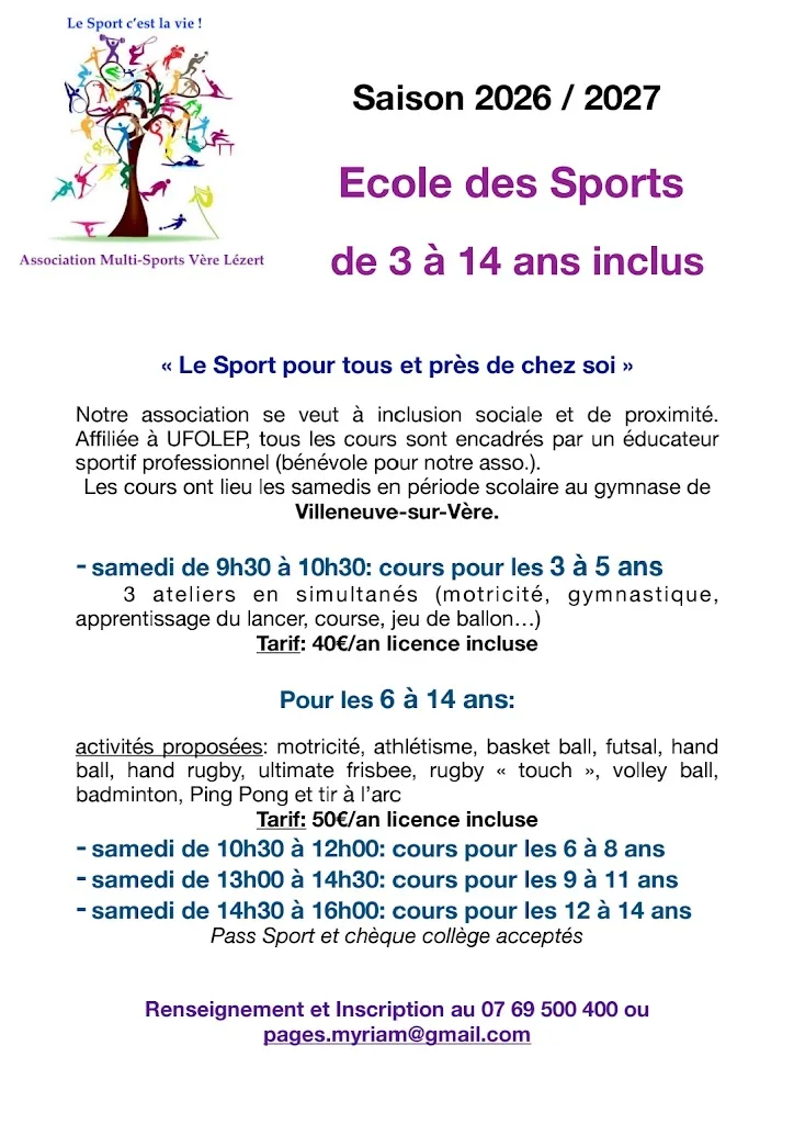 Association Multi-sports Vère Lézert - photo 1