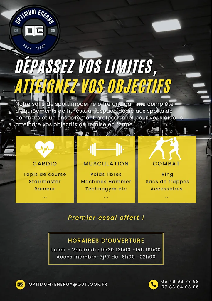 Optimum Energy salle de sport a Pons - photo 1