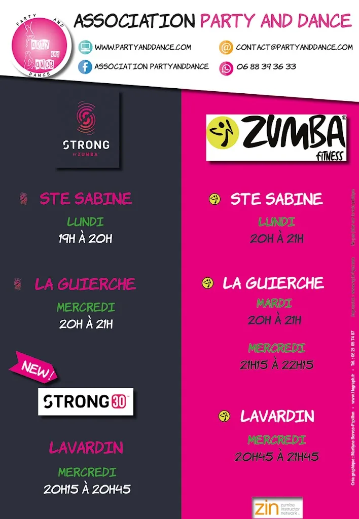 Zumba et Strong nation avec Fit by Partyanddance